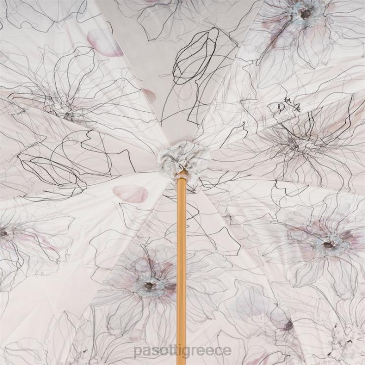 ομπρέλα | PASOTTI 189 5l976-3 m17 - φοβερή ομπρέλα από ελεφαντόδοντο διπλό ύφασμα 2N6B8390 γυναίκες